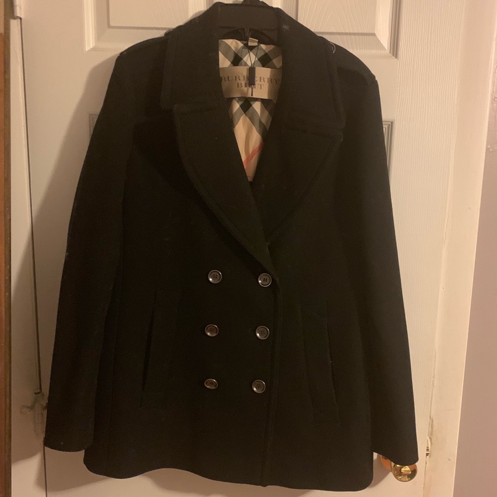 Burberry pea coat